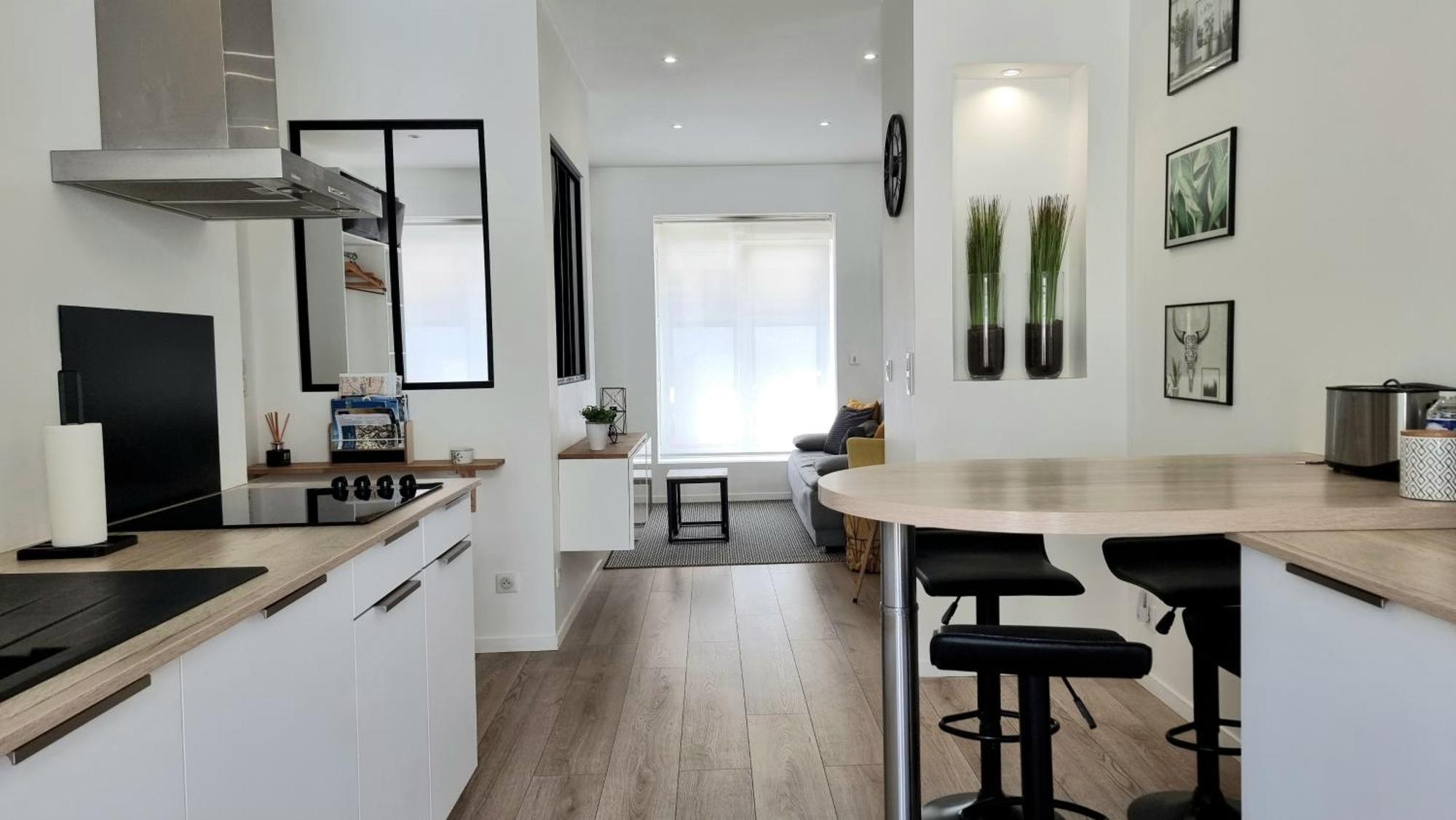 Apartmán Le P'Tit Atelier, Terrasse Privative Lorient Exteriér fotografie